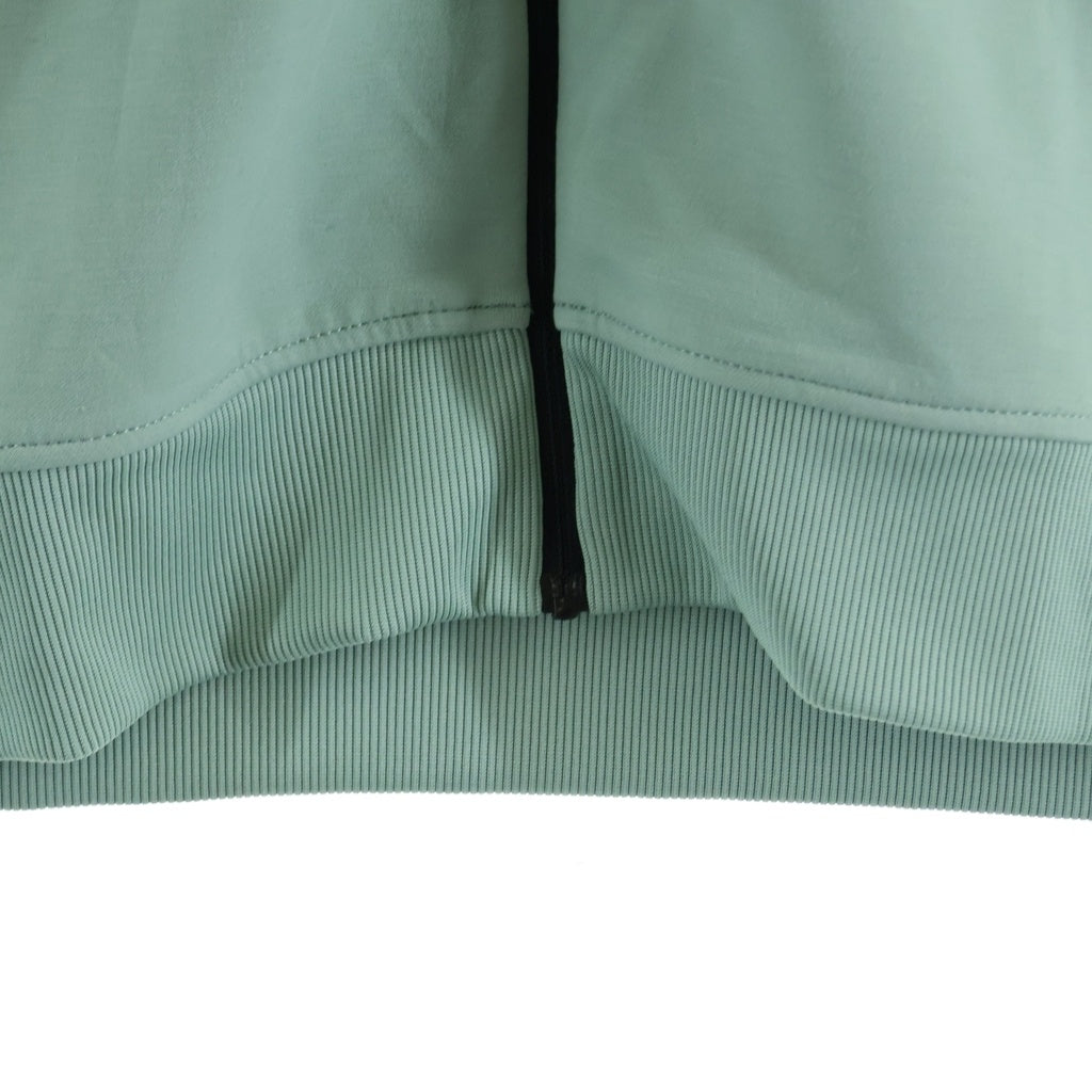 On(オン) SWEATSHIRT ON ZIPPED HOODIE 袖ロゴパッチ ジップアップスウェットパーカー フーディー グリーン 139.01081