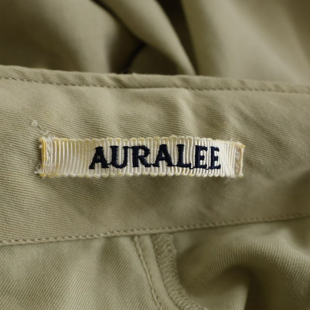 AURALEE(オーラリー) 25SS LIGHT COTTON WOOL VIYELLA CARGO PANTS ライト コットン ウール ビエラ カーゴパンツ ベージュ A25SP03KV