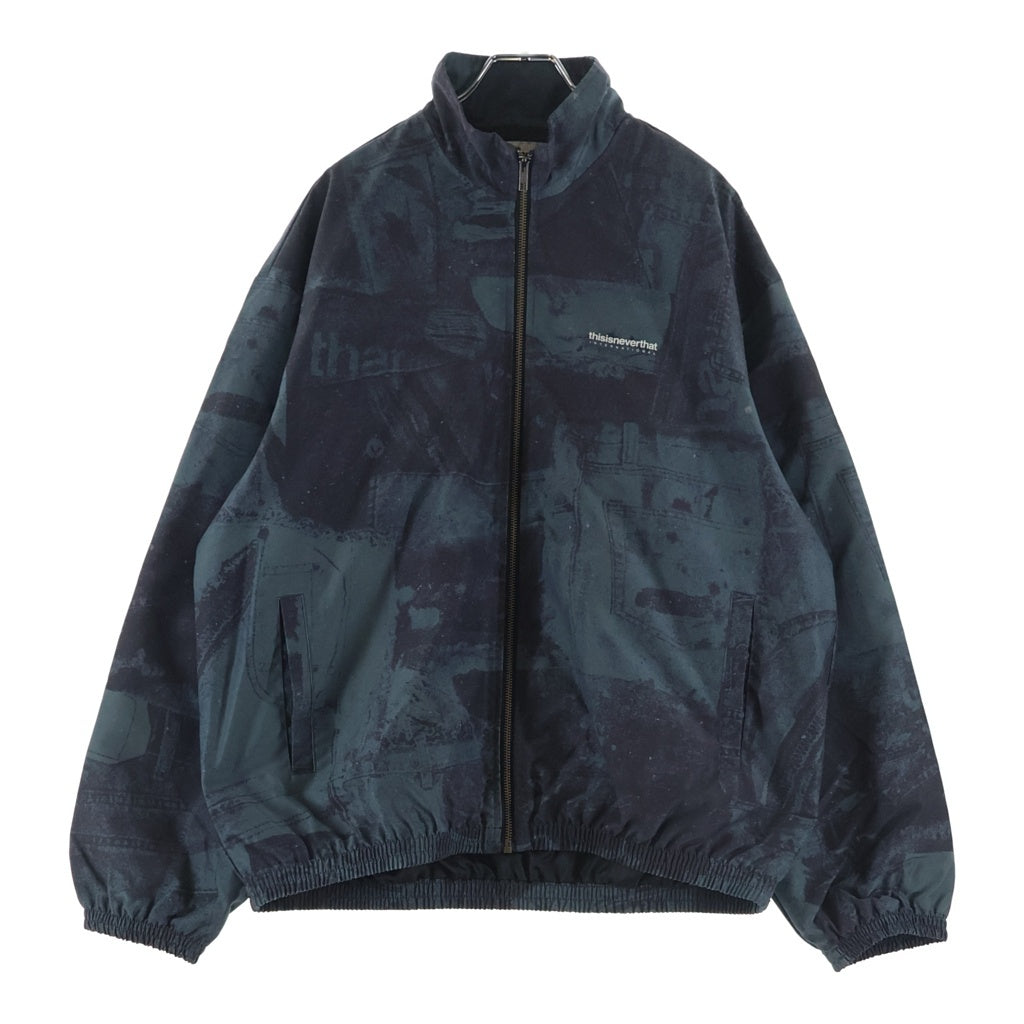 THISISNEVERTHAT(ディスイズネバーザット) WASHED INTL TEAM JACKET ウォッシュド チーム ブルゾンジャケット グレー TN260WOWLS01