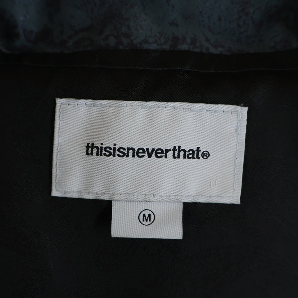 THISISNEVERTHAT(ディスイズネバーザット) WASHED INTL TEAM JACKET ウォッシュド チーム ブルゾンジャケット グレー TN260WOWLS01