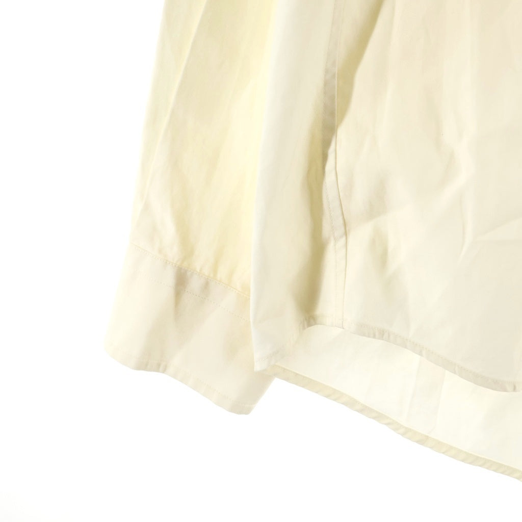 AURALEE(オーラリー) 23SS WASHED FINX TWILL BIG SHIRTS ウォッシュド フィンクス ツイル ビッグ 長袖シャツ アイボリー A00S03TN