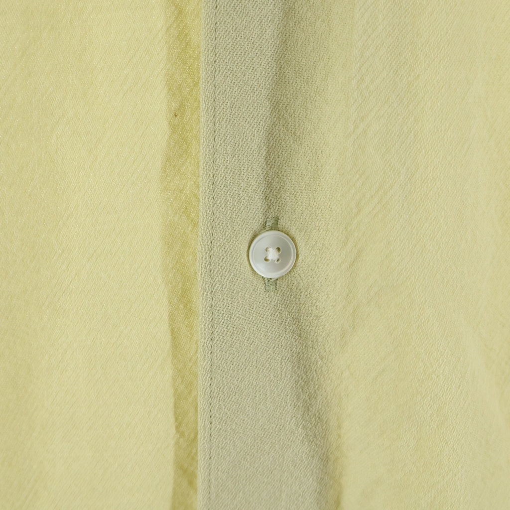 AURALEE(オーラリー) 23SS HARD TWIST WOOL VIYELLA SHIRT ハード ツイスト ウール ビエラ 長袖シャツ ベージュ A23SS02WV