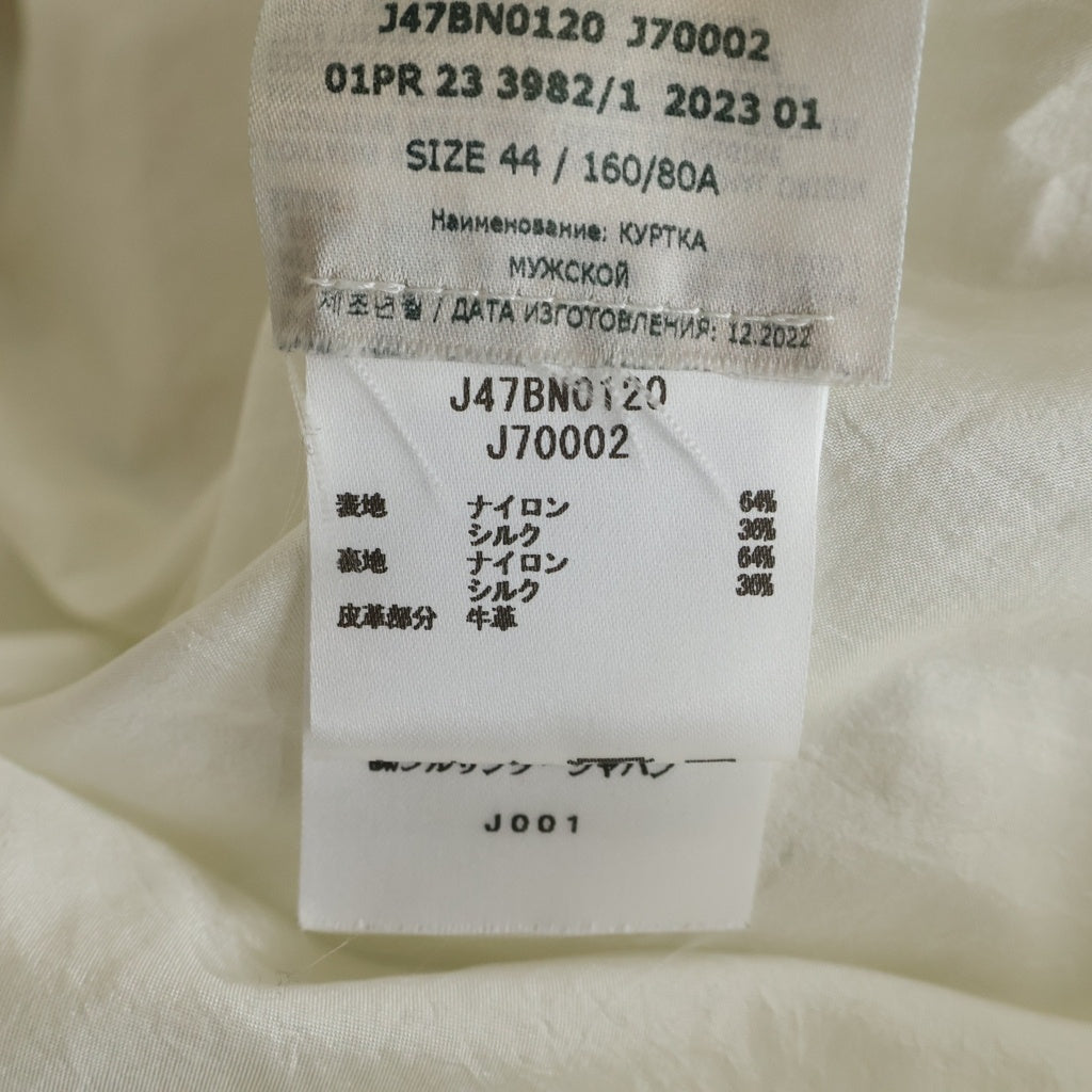 JIL SANDER +(ジルサンダープラス) 23SS SILK JACKET シルク混 フーデッドナイロンジャケット ホワイト J47BN0120 J70002