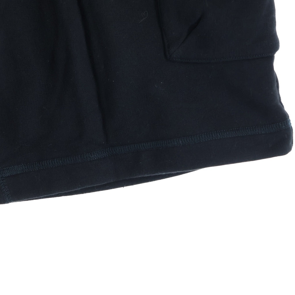 BURBERRY(バーバリー) HORSEFERRY PRINT COTTON DRAWCORD SHORTS ホースフェリー ロゴプリント コットン ドローコード スウェット カーゴショーツ ハーフパンツ ブラック 8013510