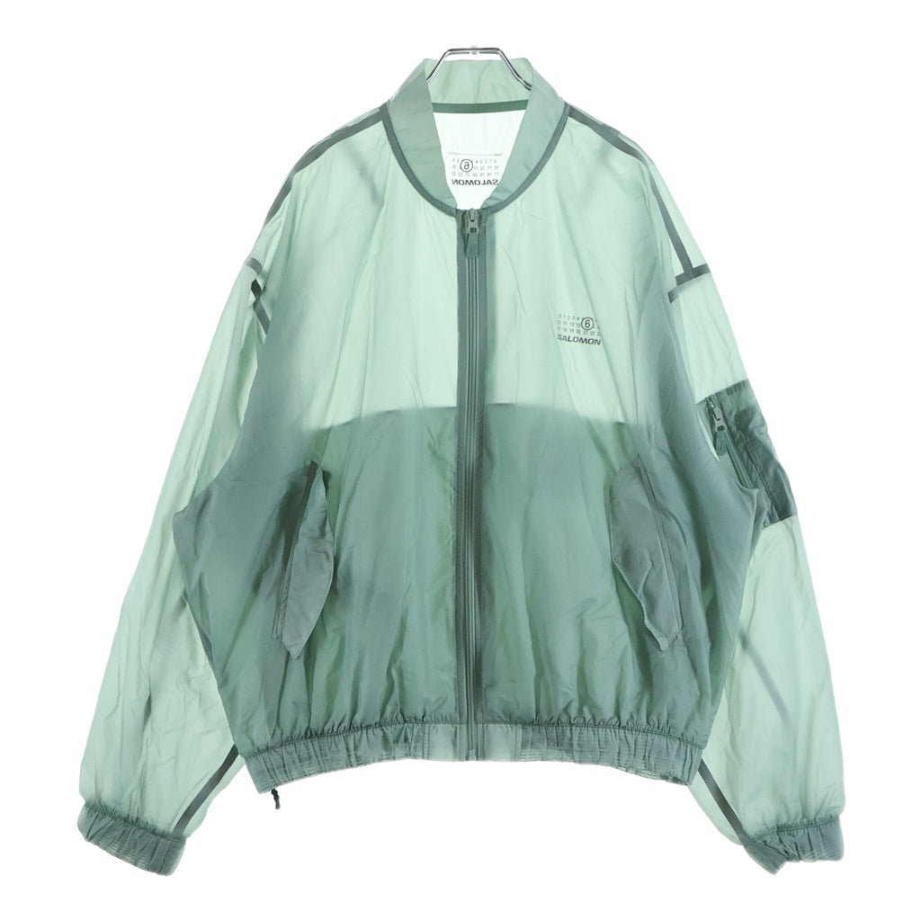 MM6 Maison Margiela(エムエムシックスメゾンマルジェラ) 25SS ×SALOMON SPORTS JACKET サロモン スポーツ ナイロンジャケット カーキ SH0AM0056 M35418