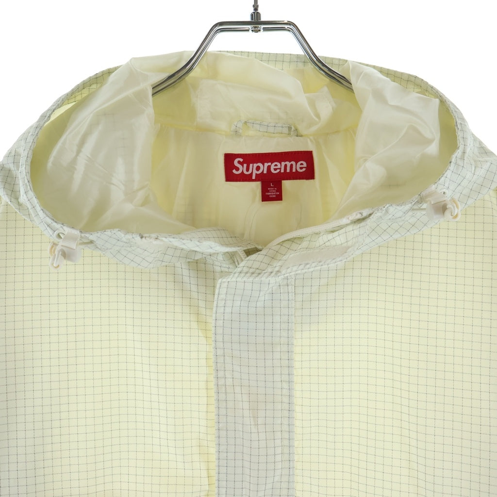 SUPREME(シュプリーム) 25SS Reflective Ripstop Anorak リフレクティブ リップストップ アノラックパーカー ホワイト
