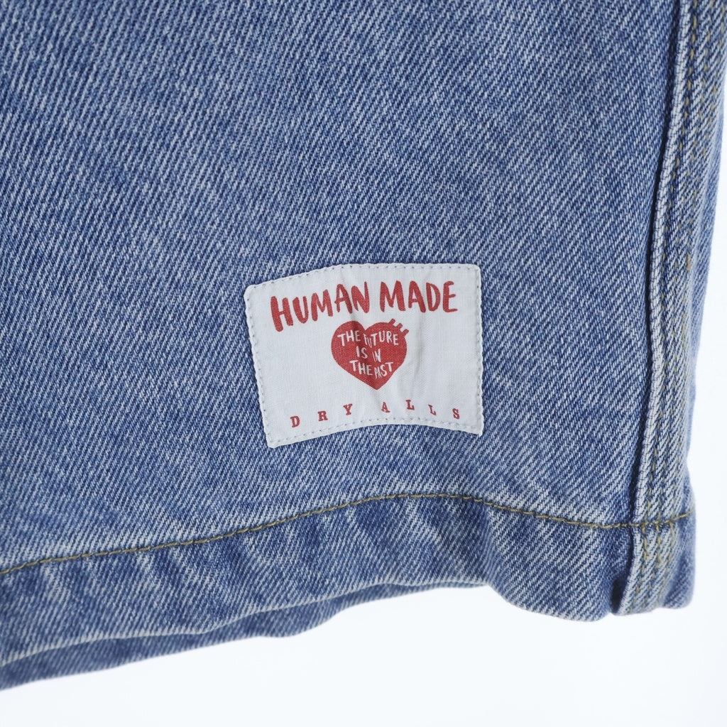HUMAN MADE(ヒューマンメイド) DENIM PAINTER SHORTS デニム ペインター ショーツ ハーフパンツ インディゴ HM29PT017