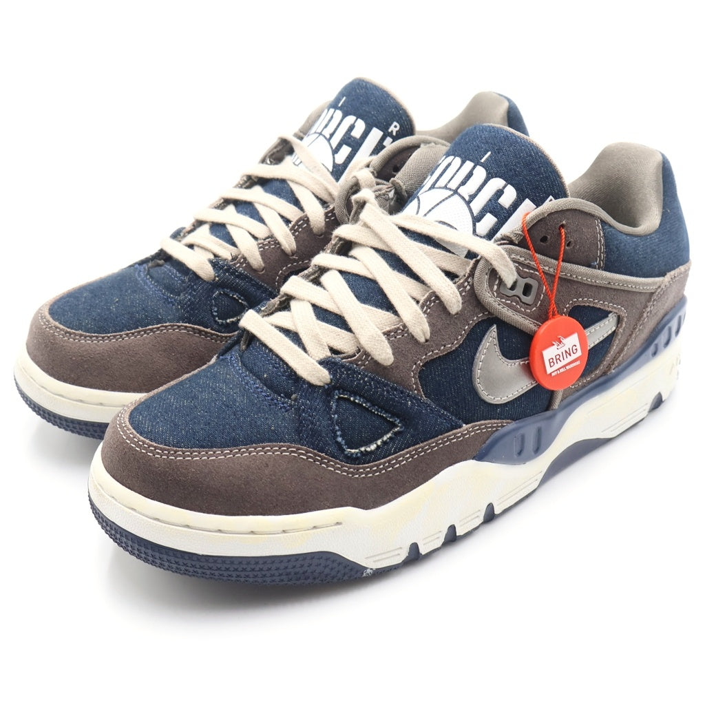 NIKE(ナイキ) ×NIGO ×AIR FORCE 3 LOW SP ENIGMA STONE ニゴー リーバイス エアフォース エニグマストーン ローカットスニーカー インディゴ/ブラウン US10/28cm HQ0262-004