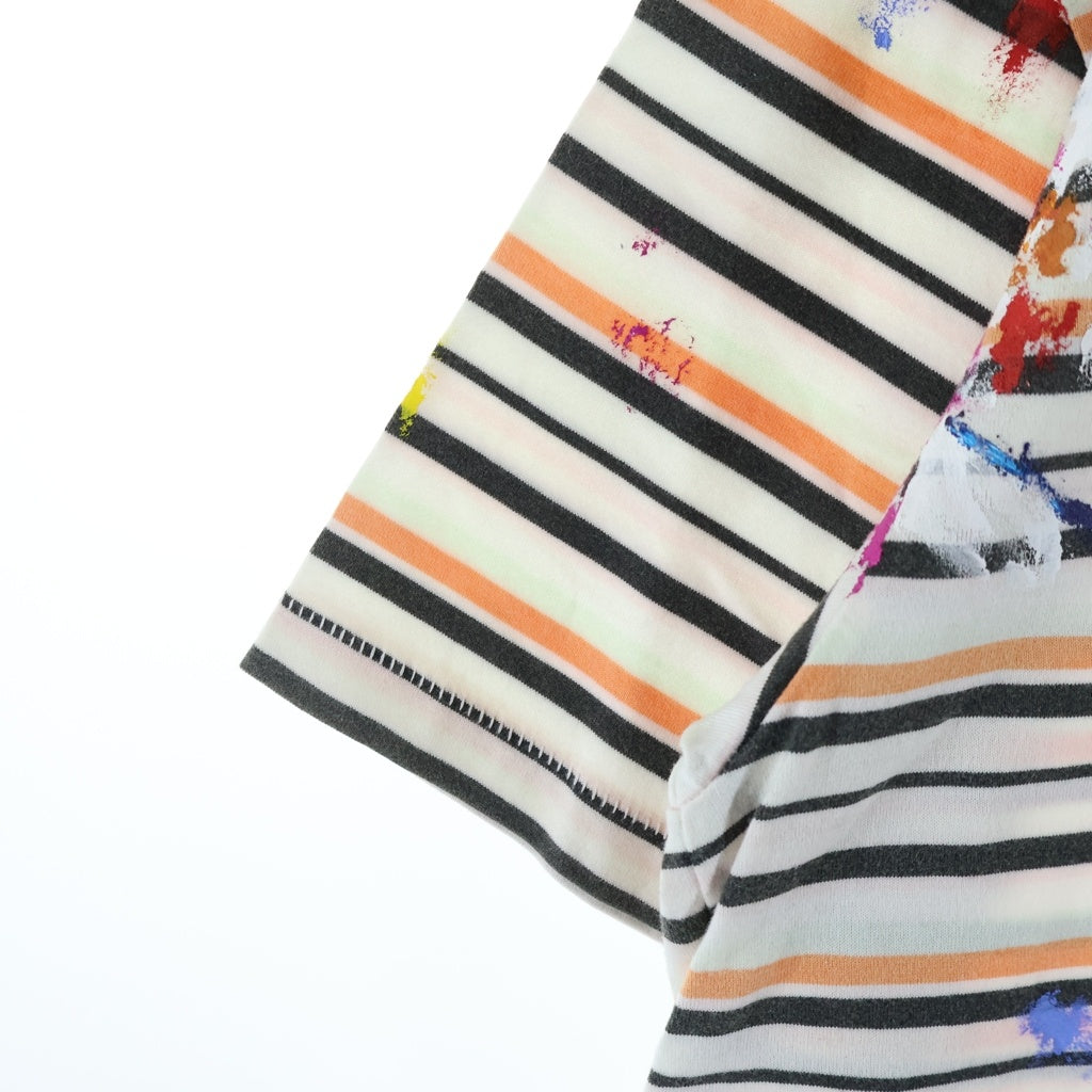 GALLERY DEPT.(ギャラリーデプト) 22AW NELSON STRIPED TEE ネルソン ストライプド クルーネック半袖Tシャツ カットソー マルチカラー NL-1099