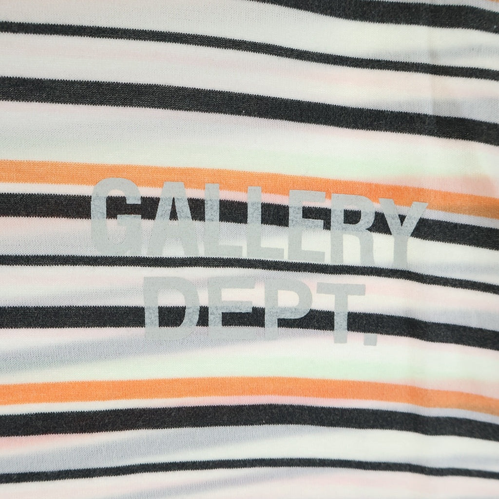 GALLERY DEPT.(ギャラリーデプト) 22AW NELSON STRIPED TEE ネルソン ストライプド クルーネック半袖Tシャツ カットソー マルチカラー NL-1099