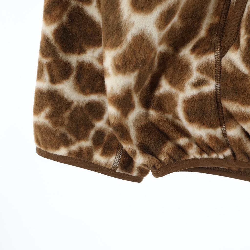GALLERY DEPT.(ギャラリーデプト) 26SS TRAIL FLEECE GIRAFFE ジラフ柄