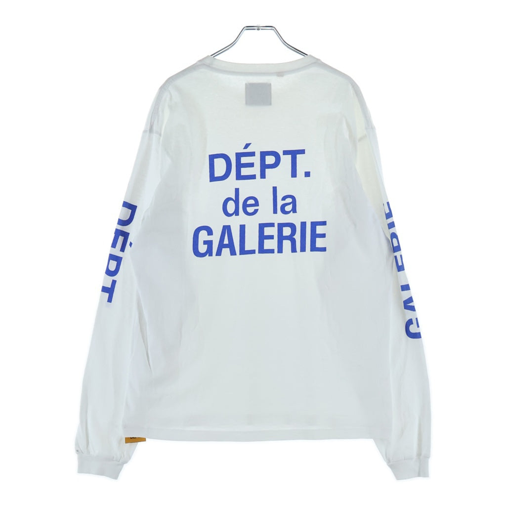 GALLERY DEPT.(ギャラリーデプト) 22SS FRENCH TEE フレンチ ロゴプリント クルーネック長袖Tシャツ カットソー ホワイト