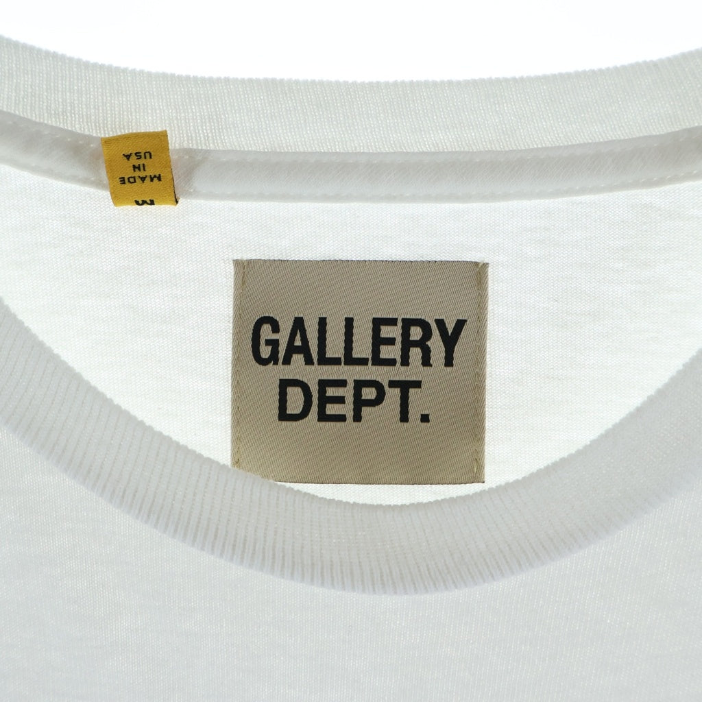 GALLERY DEPT.(ギャラリーデプト) 22SS FRENCH TEE フレンチ ロゴプリント クルーネック長袖Tシャツ カットソー ホワイト