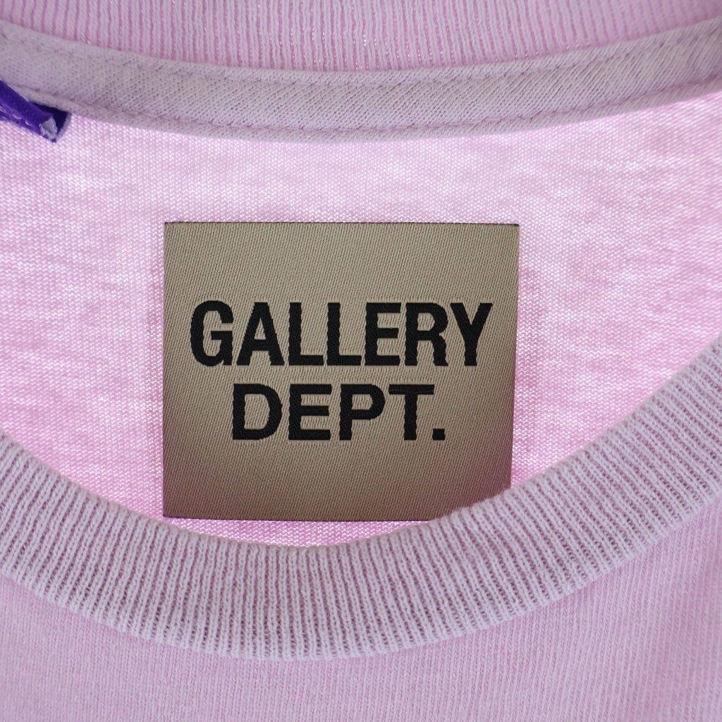 GALLERY DEPT.(ギャラリーデプト) 23AW ART DECO MIAMI TEE アート デコ マイアミ クルーネック半袖Tシャツ カットソー ピンク ADT1062