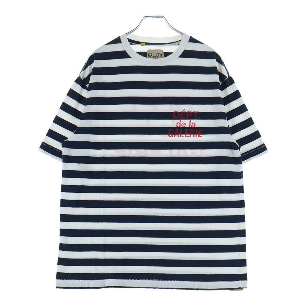 GALLERY DEPT.(ギャラリーデプト) FRENCH TEE フレンチ ボーダー クルーネック半袖Tシャツ カットソー ネイビー/ホワイト