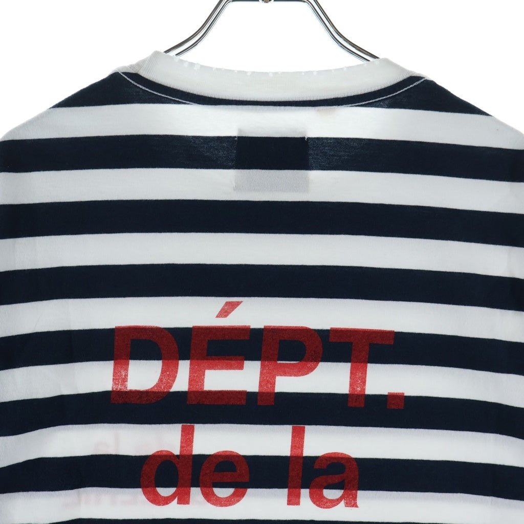GALLERY DEPT.(ギャラリーデプト) FRENCH TEE フレンチ ボーダー クルーネック半袖Tシャツ カットソー ネイビー/ホワイト