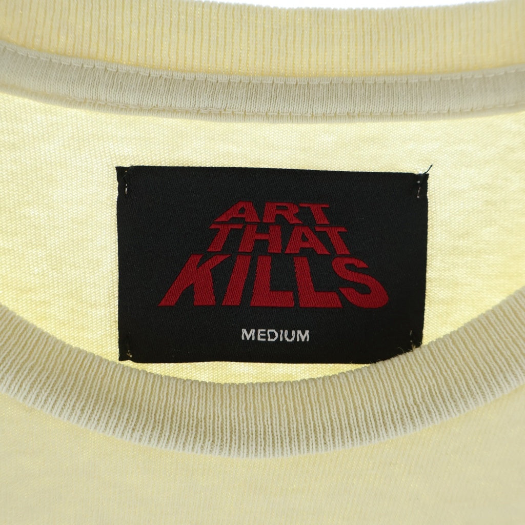 GALLERY DEPT.(ギャラリーデプト) THE WORLD IS OURS ザ ワールド イズ アワーズ スカルプリント クルーネック半袖Tシャツ カットソー アイボリー ATKT10095