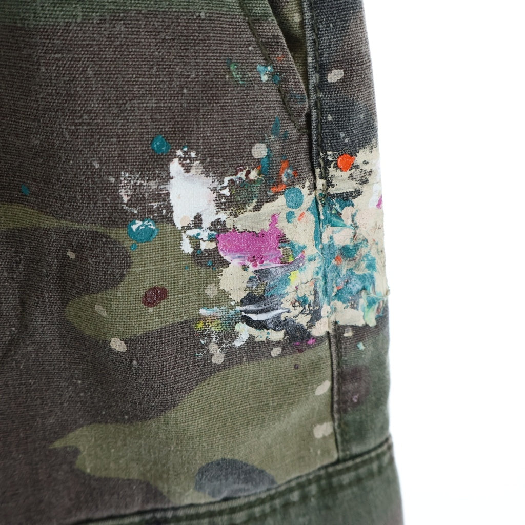 USA GALLERY DEPT カモフラ フレアカーゴ ペイントパンツ GALLERY DEPT.(ギャラリーデプト) CAMO FLARE CARPENTER PANTS カモ