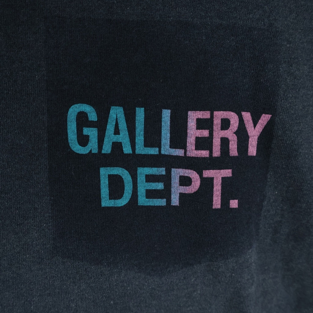 GALLERY DEPT.(ギャラリーデプト) 23AW MIAMI BOARDWALK マイアミ ボードワーク クルーネック半袖Tシャツ カットソー ブラック