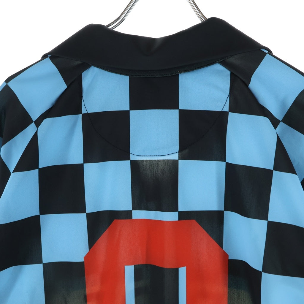 GALLERY DEPT.(ギャラリーデプト) 22AW ALVARADO SOCCER JERSEY アルバラード サッカー ジャージ 半袖ゲームシャツ ブルー/ブラック AVS1352