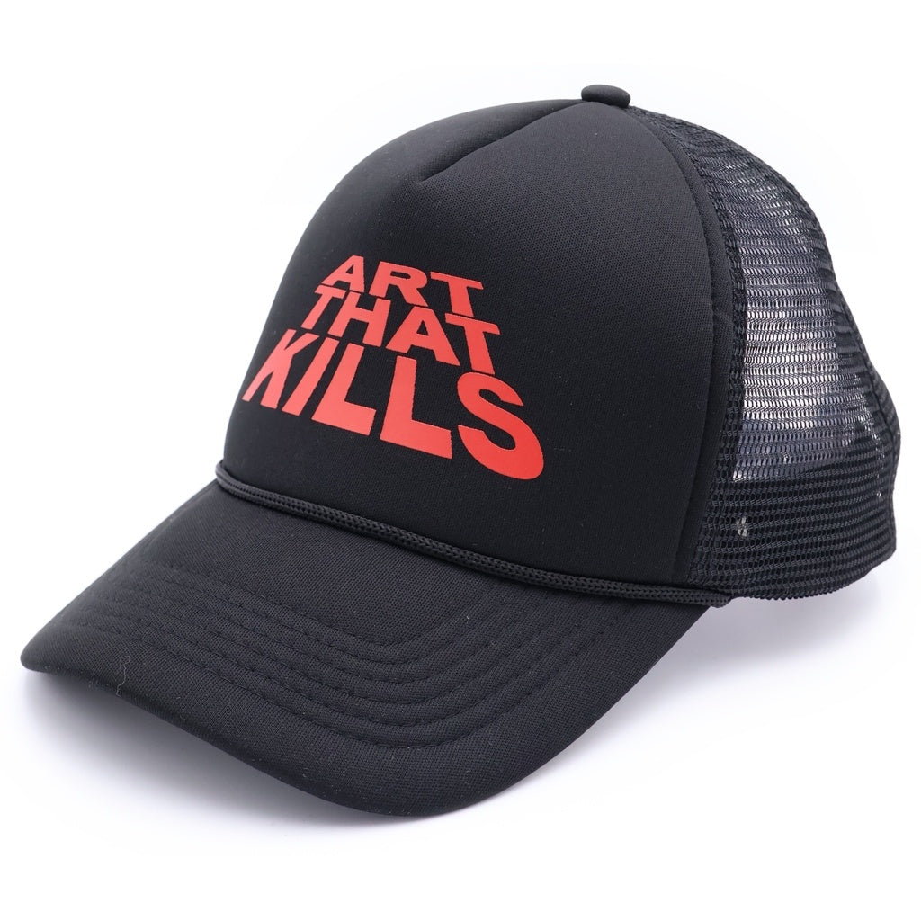 GALLERY DEPT.(ギャラリーデプト) ART THAT KILLS TRUCKER HAT アート ザット キルズ メッシュ トラッカーキャップ 帽子 ブラック
