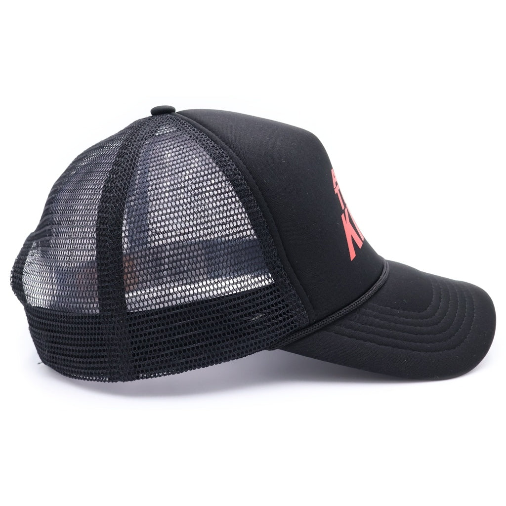 GALLERY DEPT.(ギャラリーデプト) ART THAT KILLS TRUCKER HAT アート ザット キルズ メッシュ トラッカーキャップ 帽子 ブラック