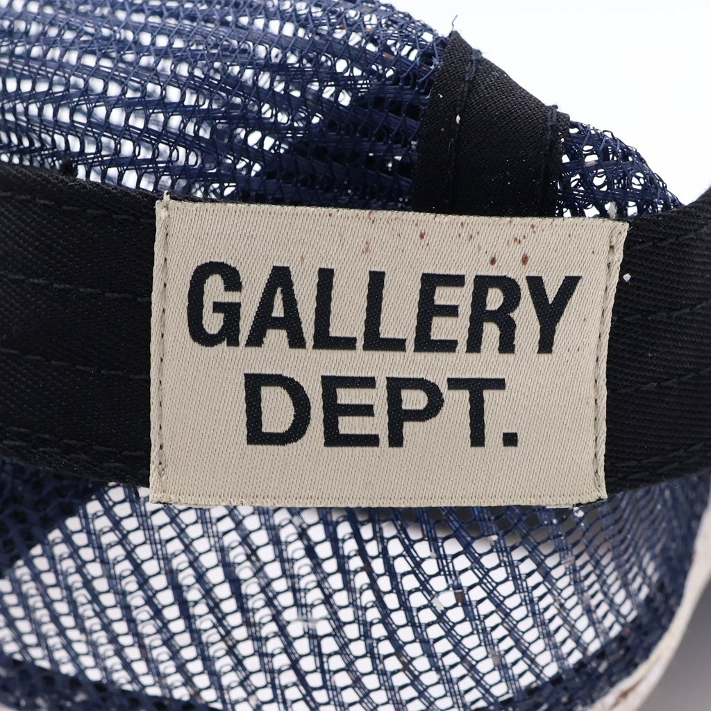 GALLERY DEPT.(ギャラリーデプト) 25AW ALEX CAP アレックス ペイント加工 メッシュ ベースボールキャップ 帽子 ネイビー AC90138