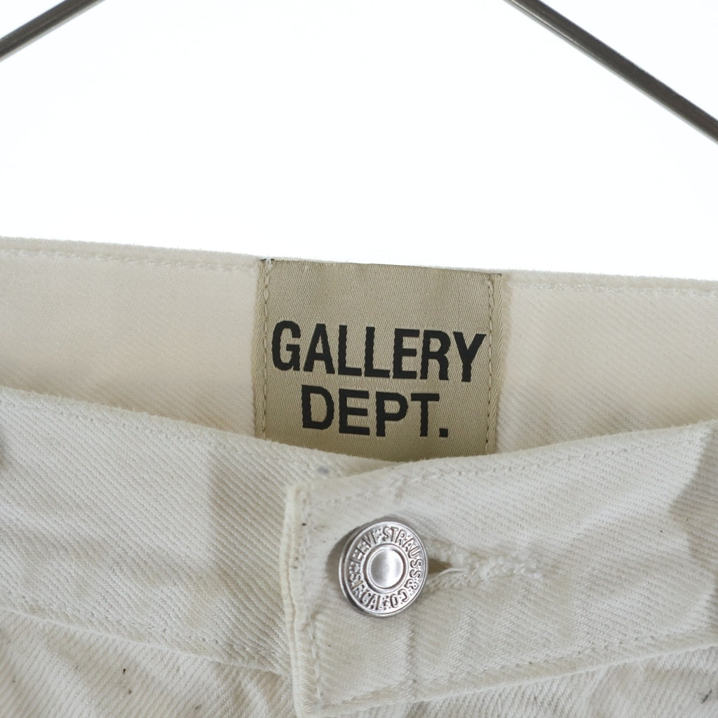 GALLERY DEPT.(ギャラリーデプト) FUCK FACE ファック フェイス ダメージデニムパンツ ホワイト