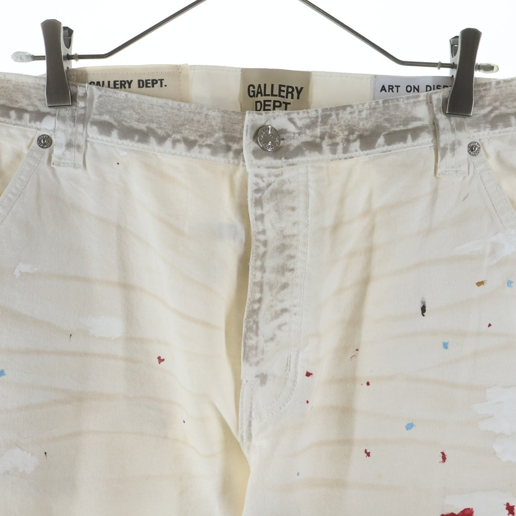 GALLERY DEPT. ギャラリーデプト 24SS LE BAR DE MUSIC FLARE レ バー デ ミュージック フレアパンツ ホワイト GALLERY DEPT.(ギャラリーデプト) 24SS LE BAR DE MUSIC FLARE レ バー