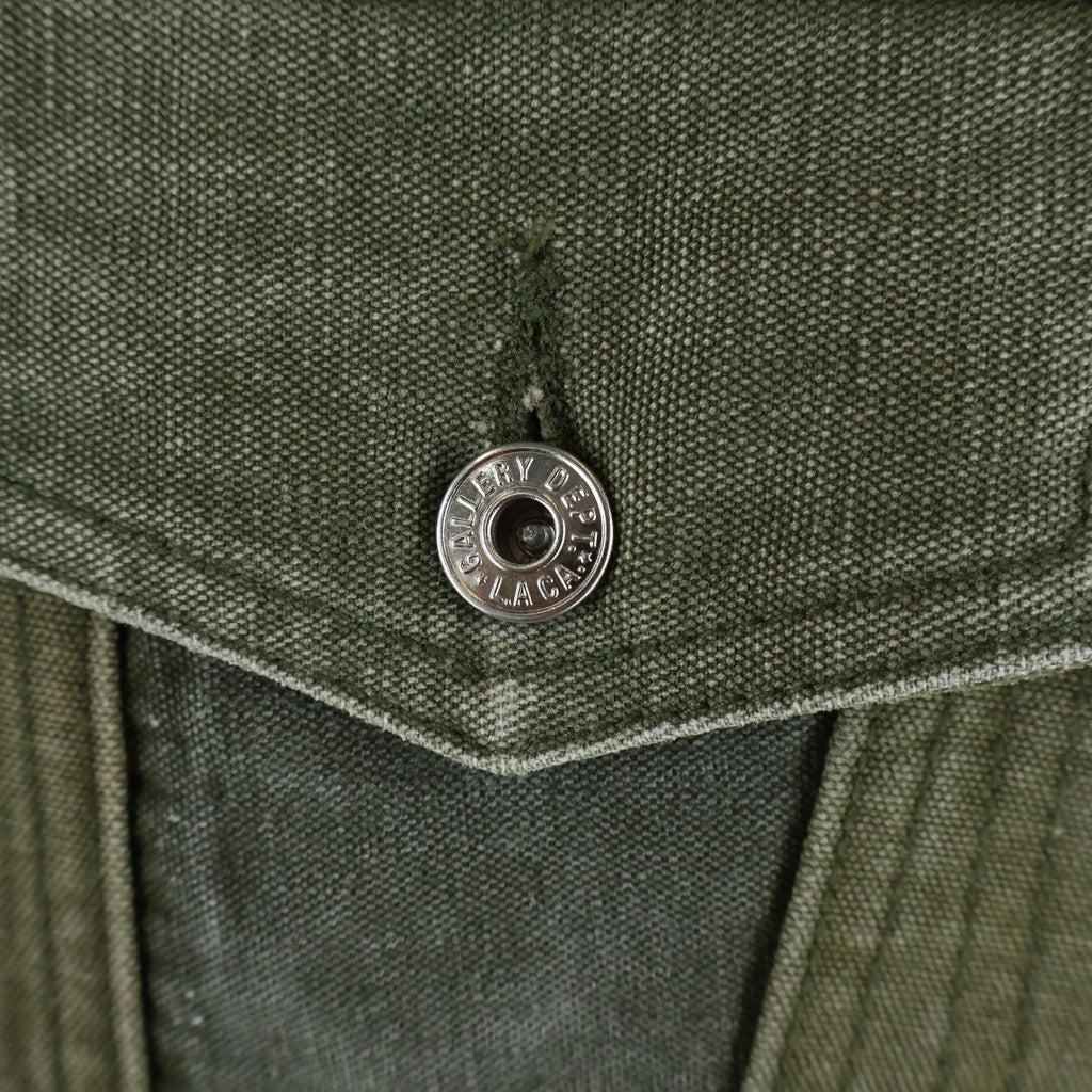 GALLERY DEPT.(ギャラリーデプト) VINTAGE ANDY DENIM JACKET ヴィンテージ アンディ デニムトラッカージャケット カーキ