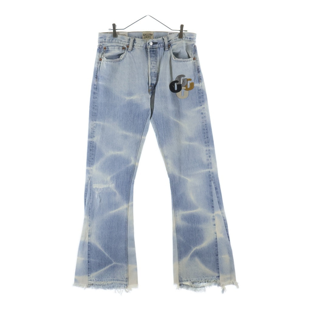GALLERY DEPT.(ギャラリーデプト) SUN FADED LA FLARE G PATCH サン フェーデッド ラ ジーパッチ フレアデニムパンツ インディゴ