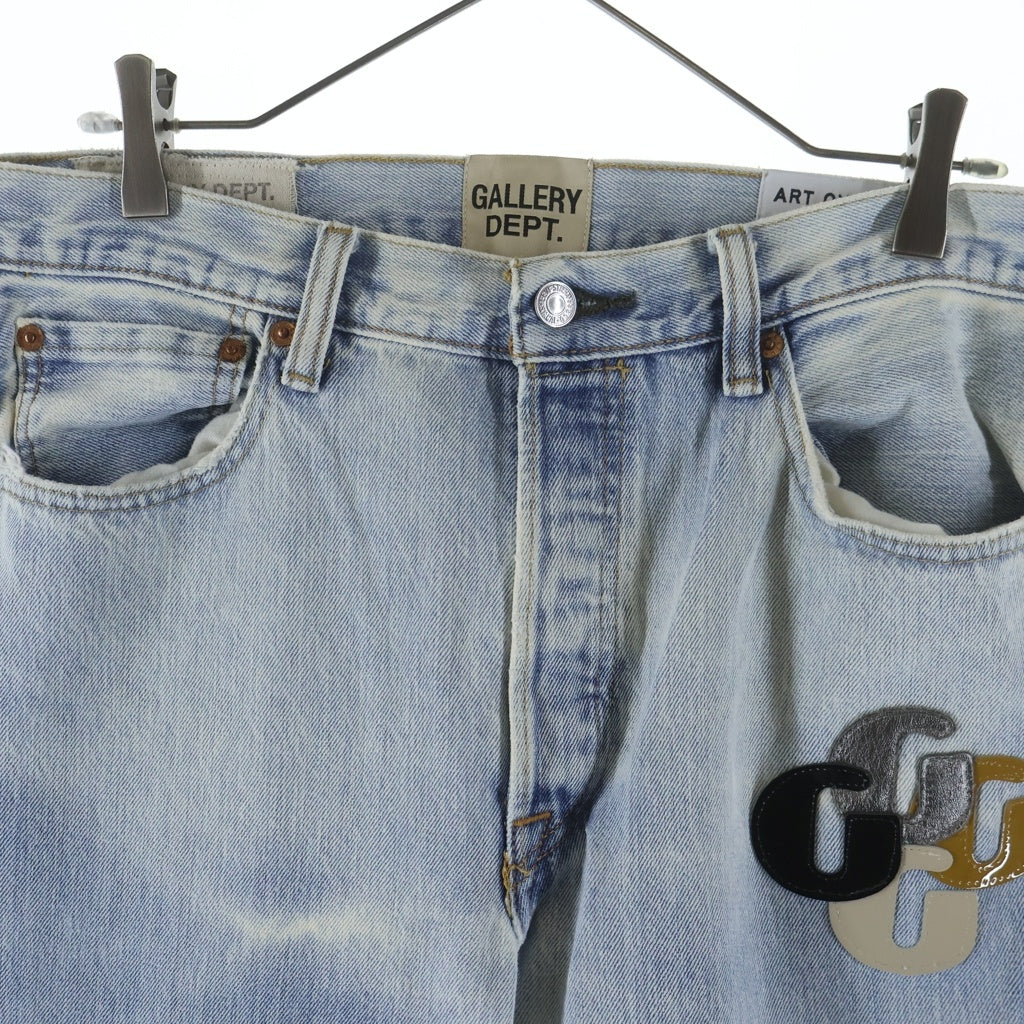 GALLERY DEPT.(ギャラリーデプト) SUN FADED LA FLARE G PATCH サン フェーデッド ラ ジーパッチ フレアデニムパンツ インディゴ