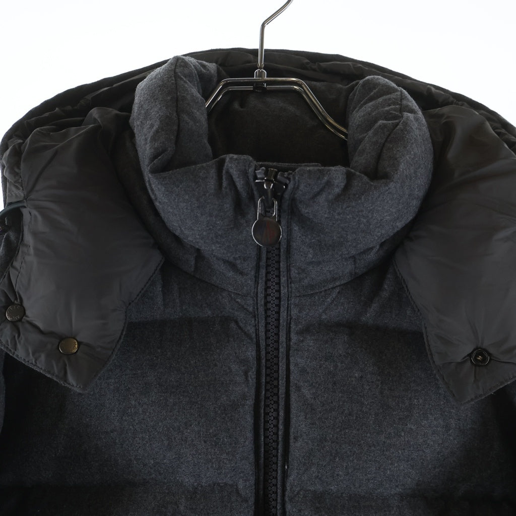 MONCLER(モンクレール) 21AW MONTGENEVRE GUIBBOTTO モンジュネーブル ジップアップフーデッドダウンジャケット グレー G20911A53700 54272