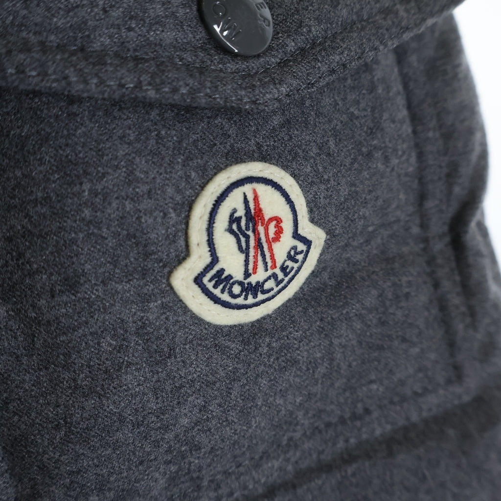 MONCLER(モンクレール) 21AW MONTGENEVRE GUIBBOTTO モンジュネーブル ジップアップフーデッドダウンジャケット グレー G20911A53700 54272