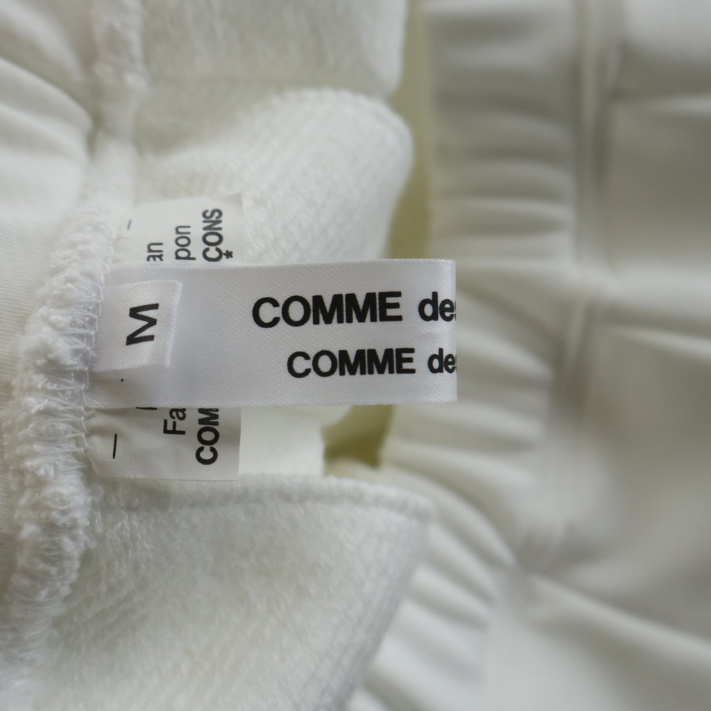 COMME des GARÇONS 　コムデギャルソン　ジャケット ホワイト コムデギャルソンCOMME des GARCONS 前開きポリ縮モーニングジャケット