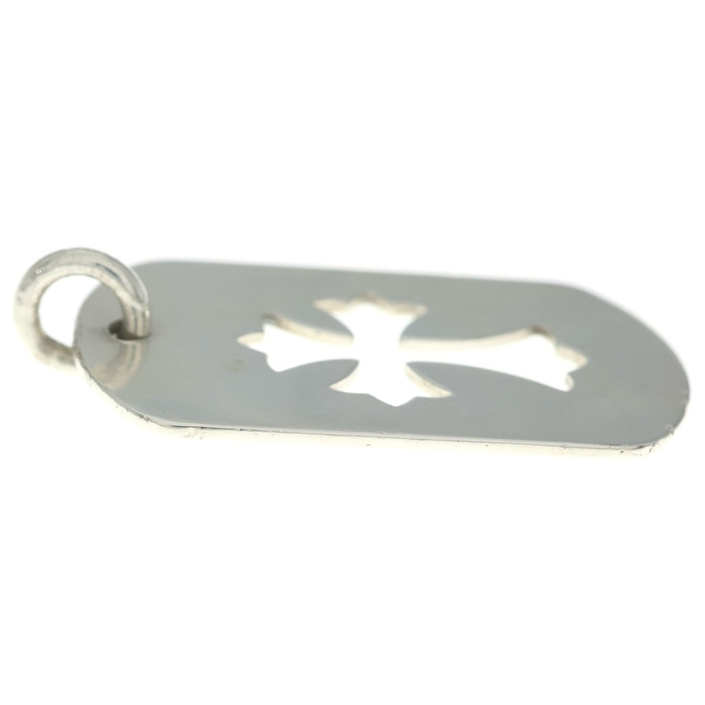 CHROME HEARTS(クロムハーツ) D TAG LRG CO CRS カットアウトクロスドッグタグ ラージ ペンダントトップ シルバー BCA239