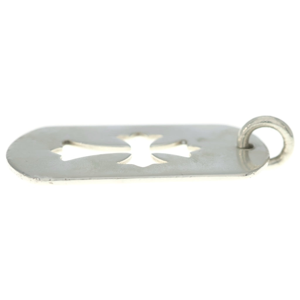 CHROME HEARTS(クロムハーツ) D TAG LRG CO CRS カットアウトクロスドッグタグ ラージ ペンダントトップ シルバー BCA239