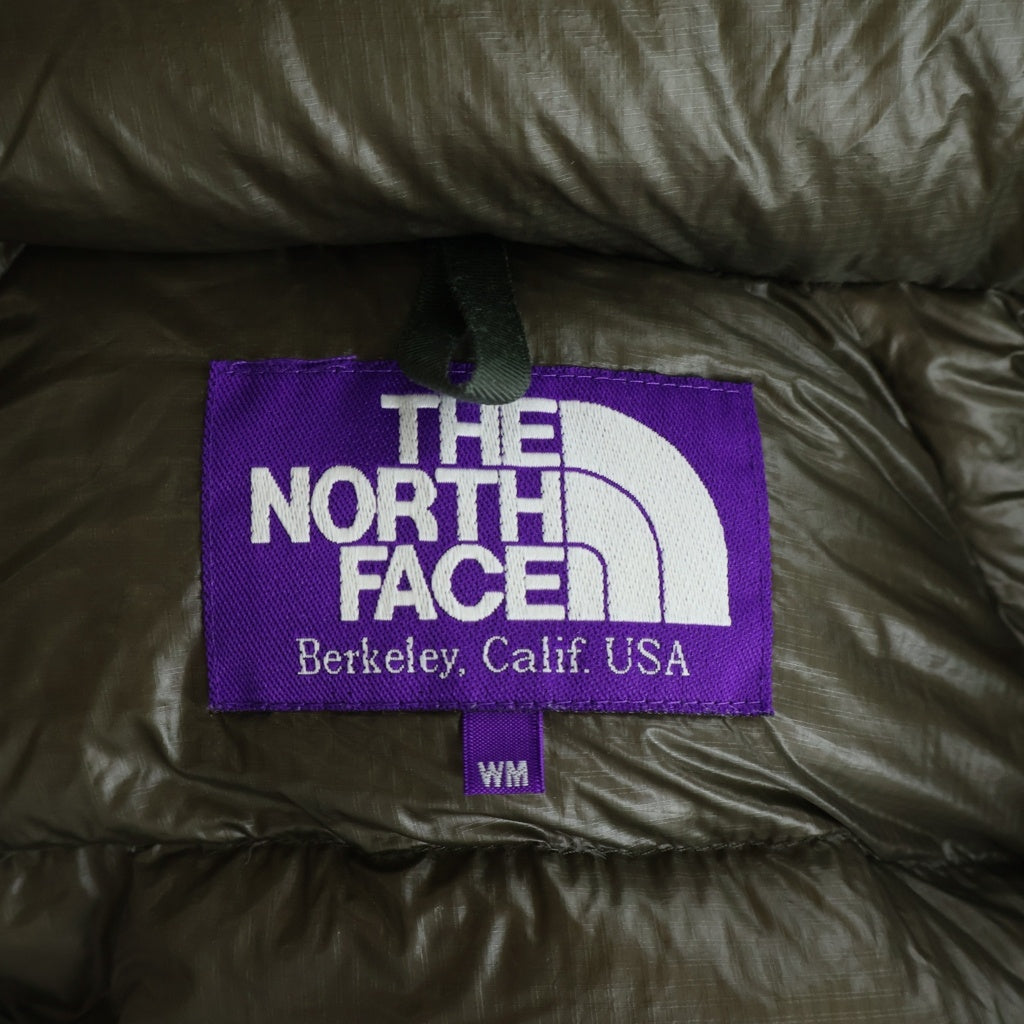 THE NORTH FACE PURPLE LABEL(ノースフェイスパープルレーベル) LONG SEROW DOWN JACKET ロングセロー ファーフーデッド ダウンジャケット カーキ ND2767N