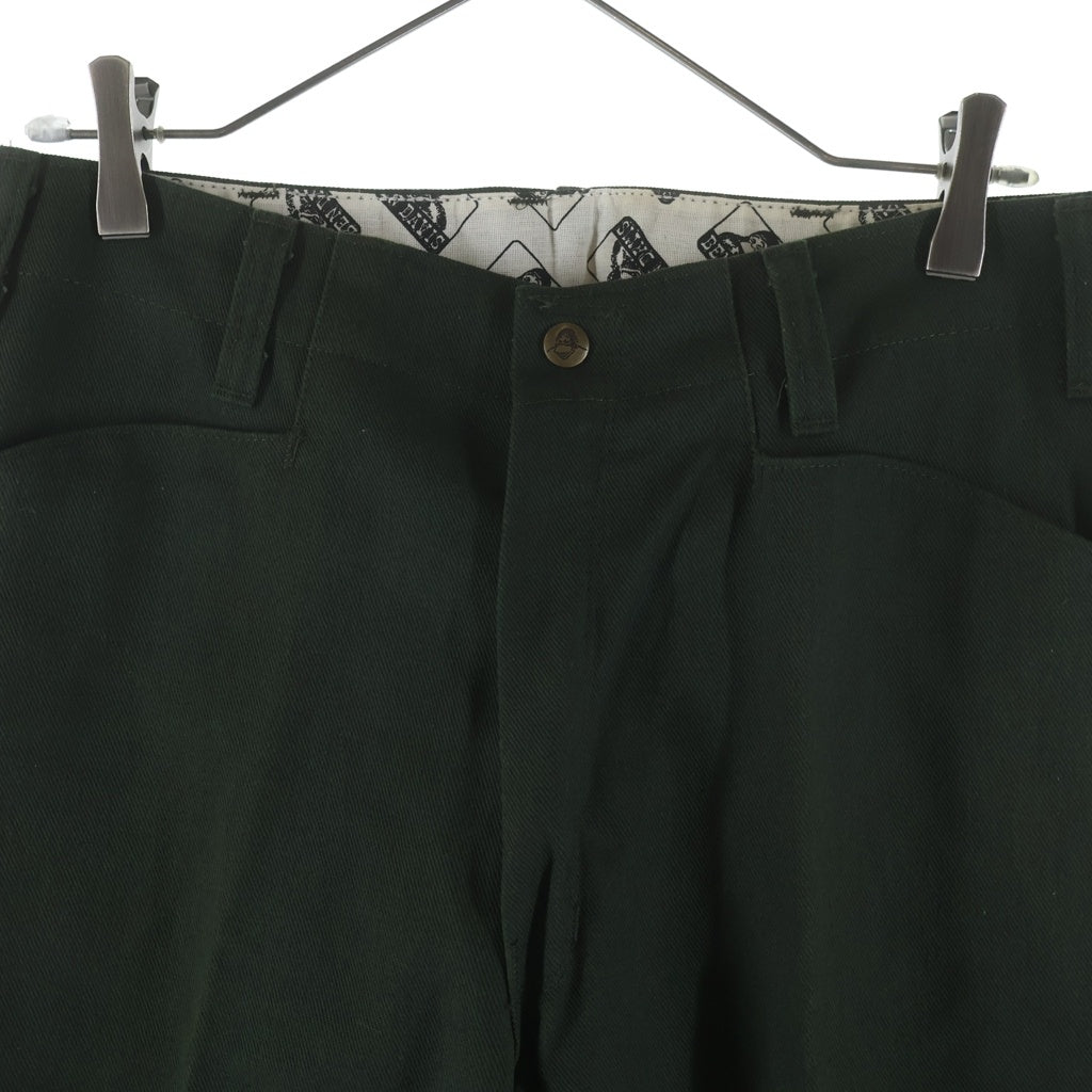 BEN DAVIS(ベンデイビス) 90S VINTAGE ヴィンテージ USA製 コットンポリ フリスコパンツ グリーン