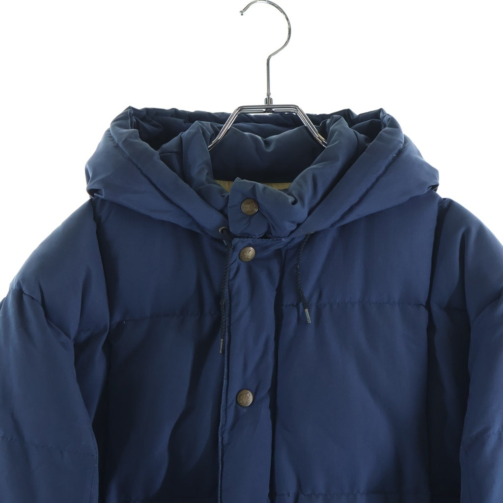 Eddie Bauer(エディバウワー) 80S VINTAGE KARAKORAM USA製 黒タグ カラコラム フーデッドダウンジャケット ブルー