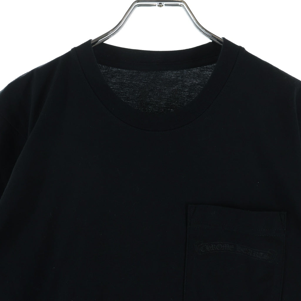 CHROME HEARTS(クロムハーツ) VINE DAGGER S/S TEE ヴァインダガー バックストライプダガー 半袖 クルーネック Tシャツ カットソー ブラック