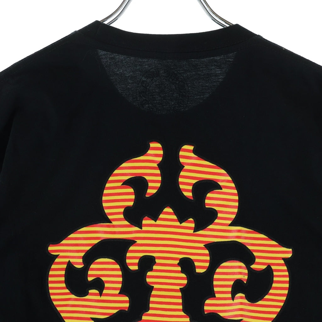 CHROME HEARTS(クロムハーツ) VINE DAGGER S/S TEE ヴァインダガー バックストライプダガー 半袖 クルーネック Tシャツ カットソー ブラック
