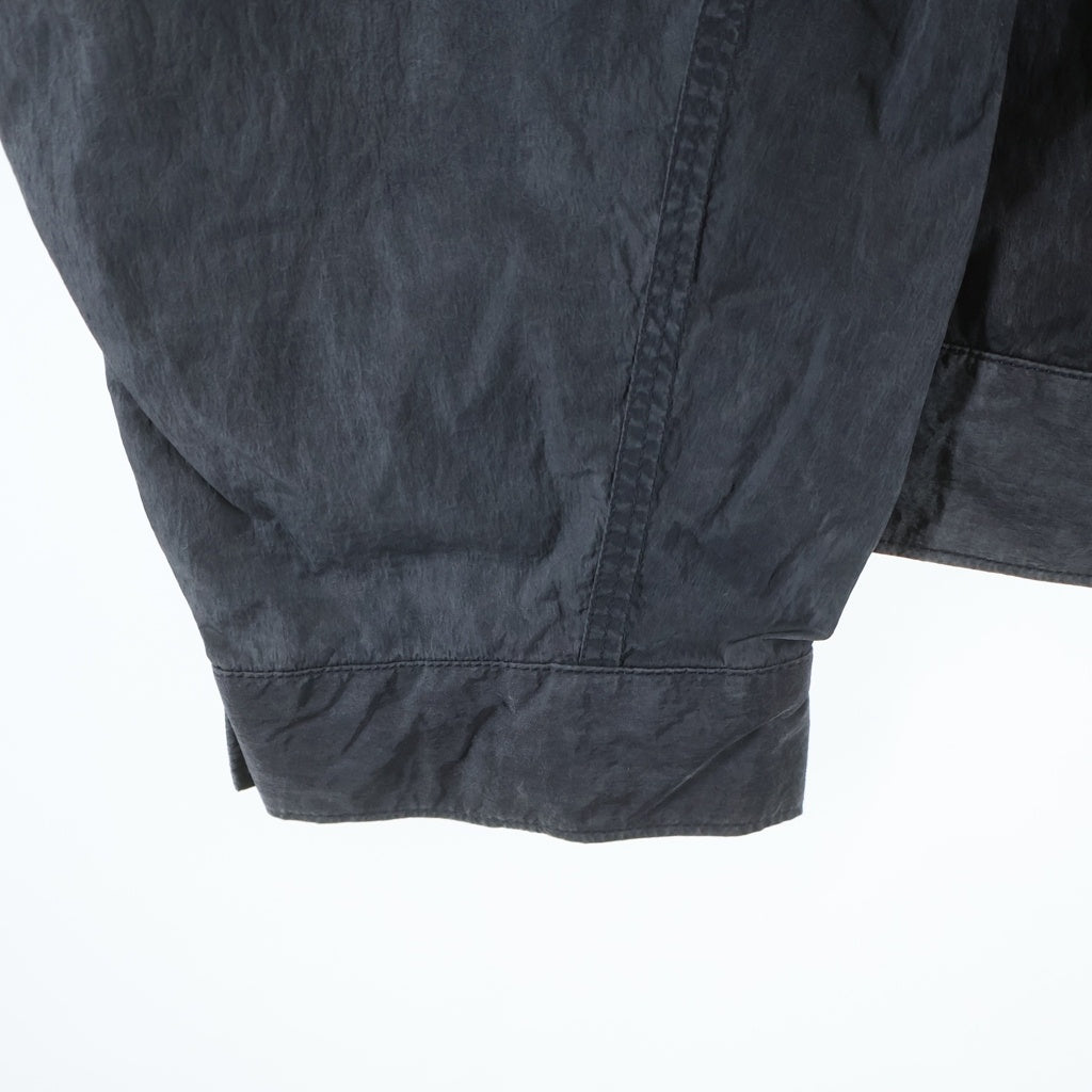 KITH(キス) Garment Dyed Wrinkle Nylon Alonzo Tech Jacket ガーメントダイ スナップボタン スタンドカラー ナイロンテックジャケット グレー