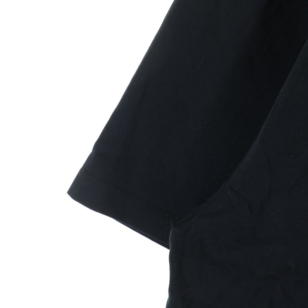 LOEWE(ロエベ) フロントアナグラムワッペン クルーネック半袖Tシャツ カットソー ブラック H526Y22XAT