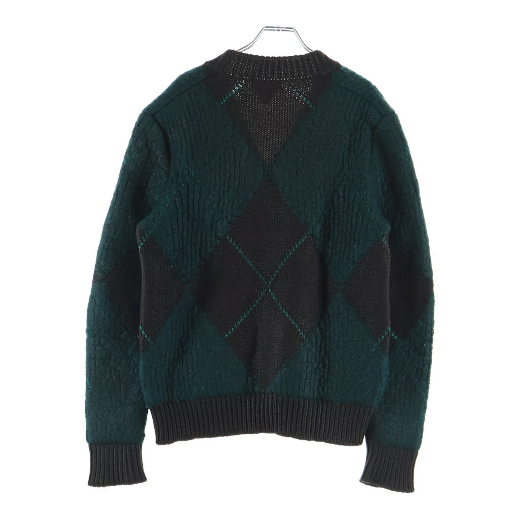 BOTTEGA VENETA(ボッテガヴェネタ) アーガイル柄 Vネック モヘヤ混
