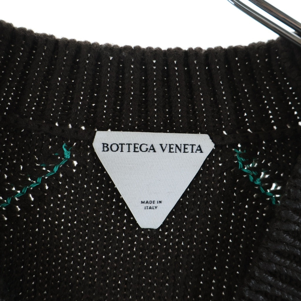 BOTTEGA VENETA(ボッテガヴェネタ) アーガイル柄 Vネック モヘヤ混