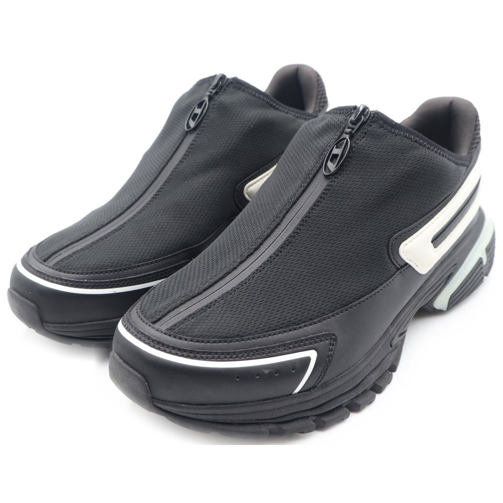 DIESEL(ディーゼル) 23AW S-SERENDIPITY PRO-X1 ZIP X フロントジップ ローカットスニーカー ブラック US8.5/26.5cm Y03218