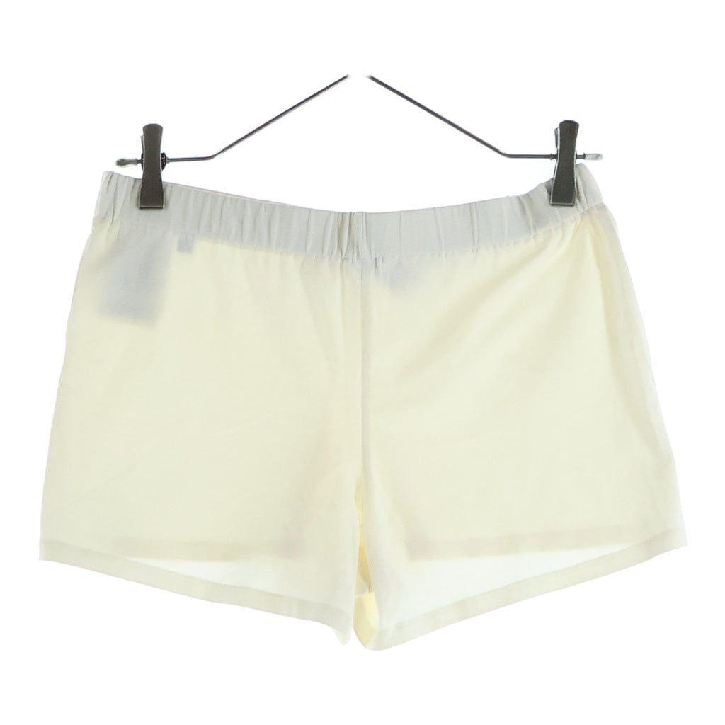 MONCLER(モンクレール) 18SS ENFANT PANTALONE CORTO リボン付き サイドロゴワッペン刺繍 ショートパンツ キッズ ホワイト D19548757505 8790A