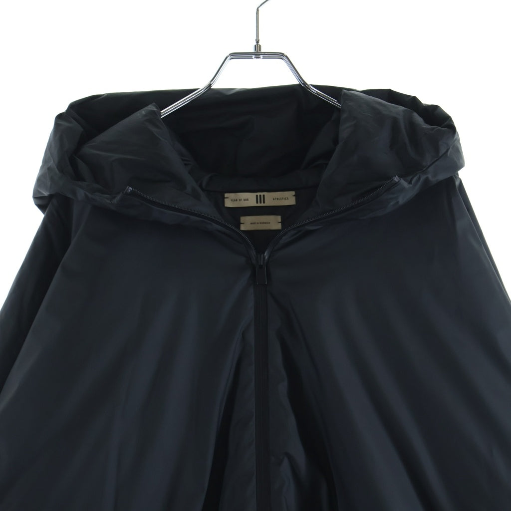 adidas(アディダス) 23AW ×ATHETHICS PUFFER JACKET フィアオブゴッド アスレチックス パファー フーデッドジップアップ中綿ジャケット ブラック IS5298