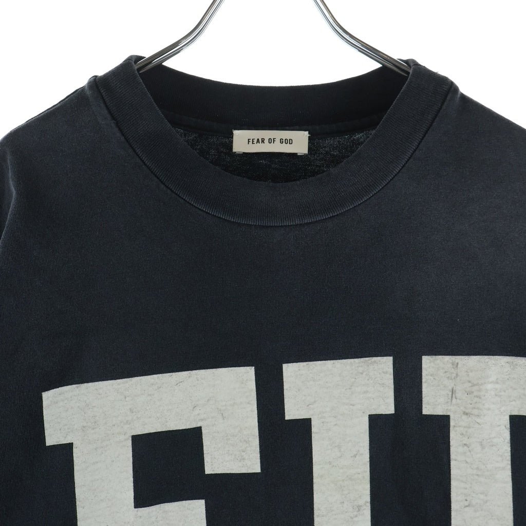 FEAR OF GOD(フィアオブゴッド) 25AW RELAXED EDUCATE TEE エト 両面プリントTシャツ 半袖クルーネックカットソー ブラック FG25FW10-10304HWJ-001